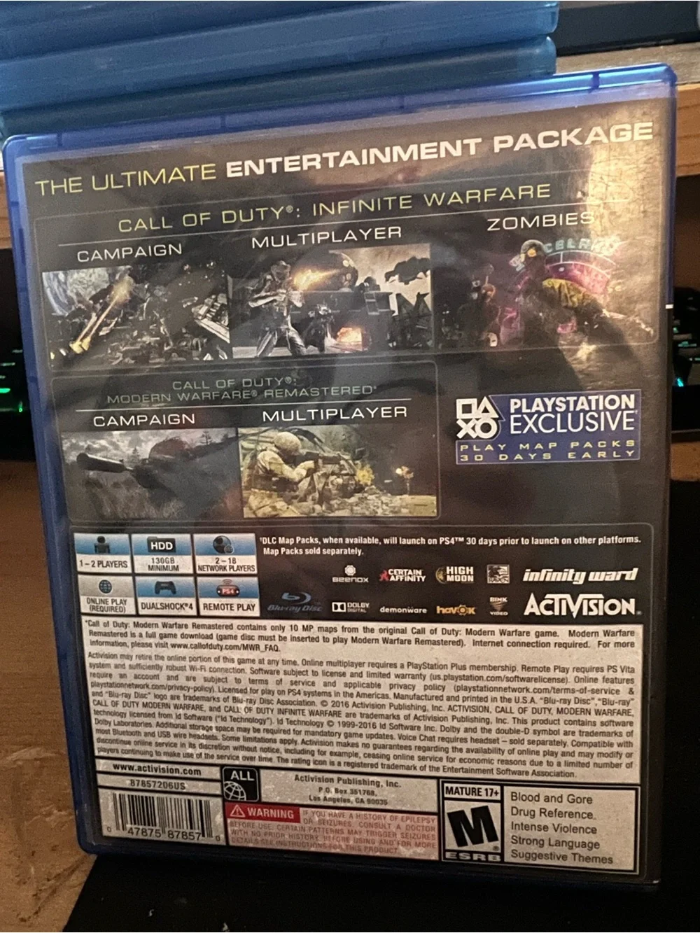 Sony PS4 Call of Duty: Infinite Warfare - Legacy Edition (Blue)